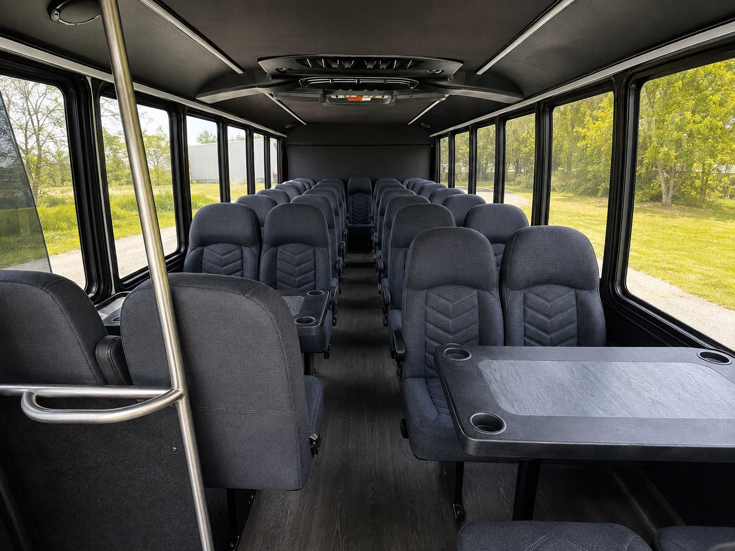 buffalo 15 passenger minibus inside