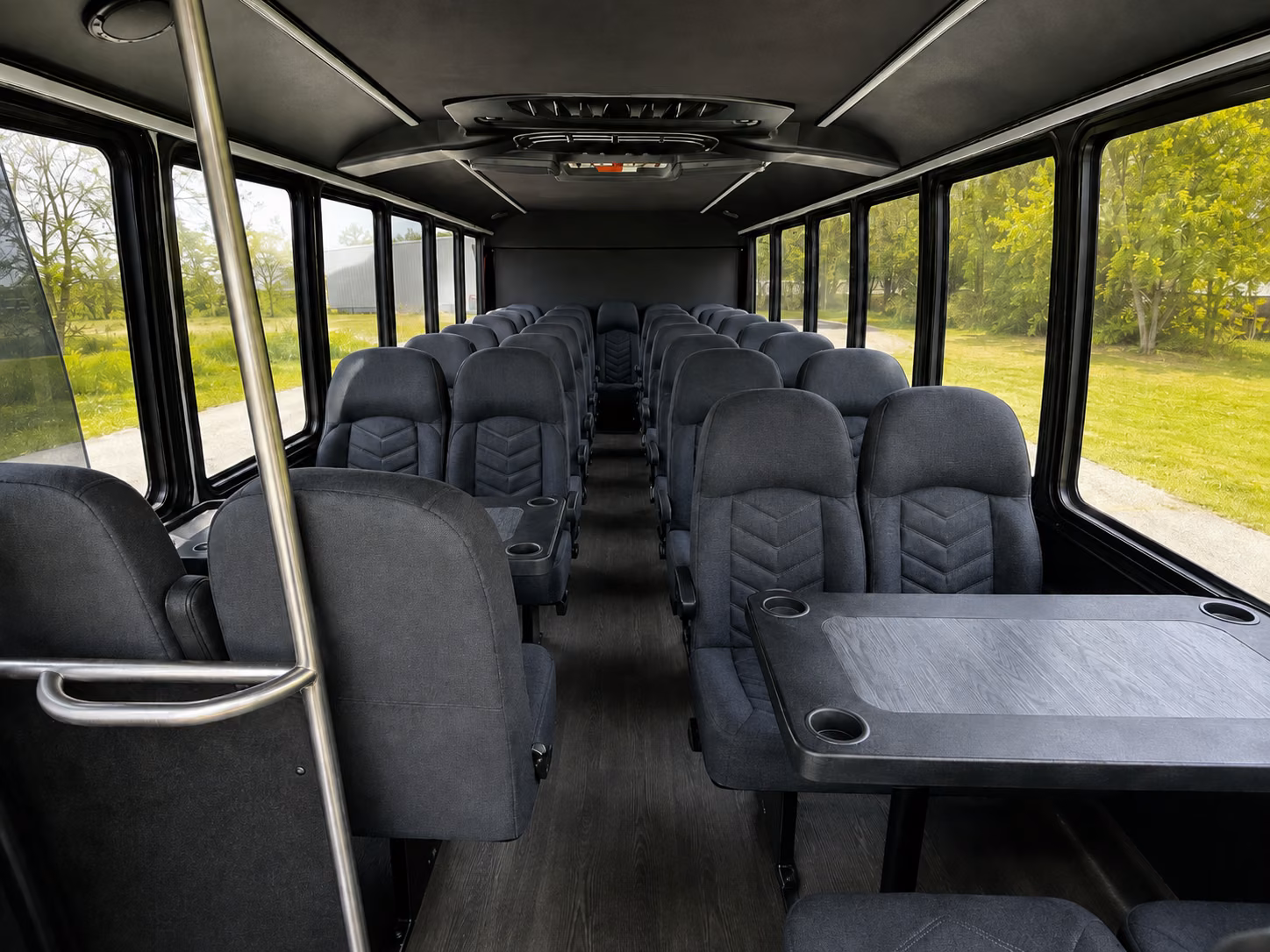 buffalo 18 passenger minibus inside