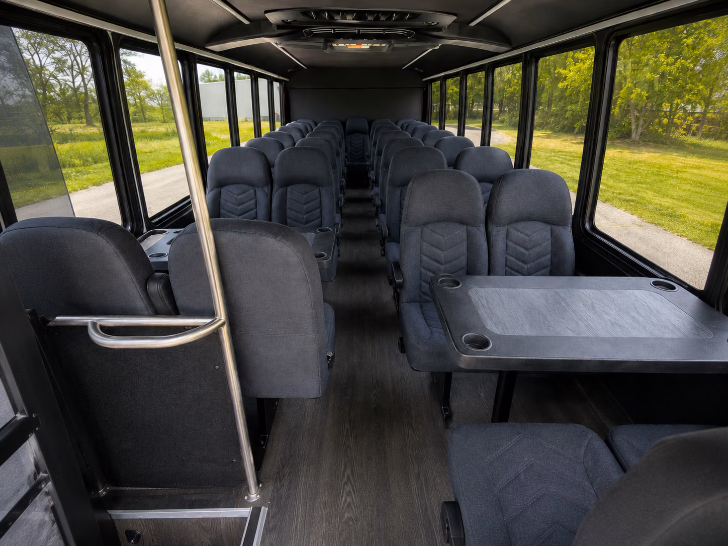 buffalo 18 passenger minibus interior
