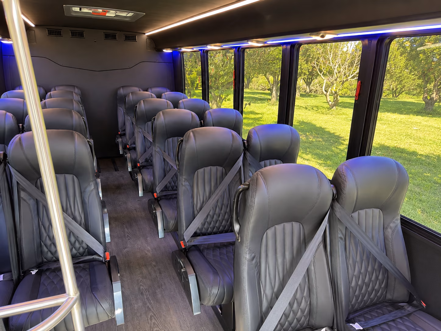 buffalo 20 passenger minibus inside