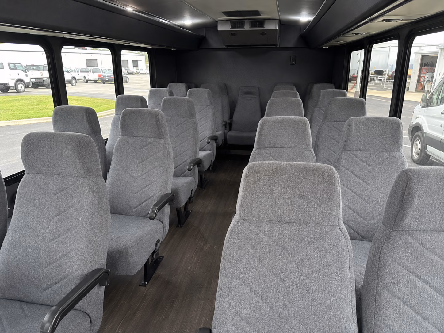 buffalo 20 passenger minibus interior