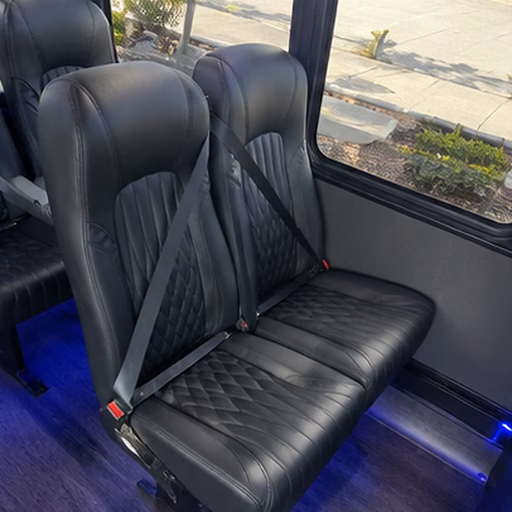 buffalo 25 passenger minibus interior