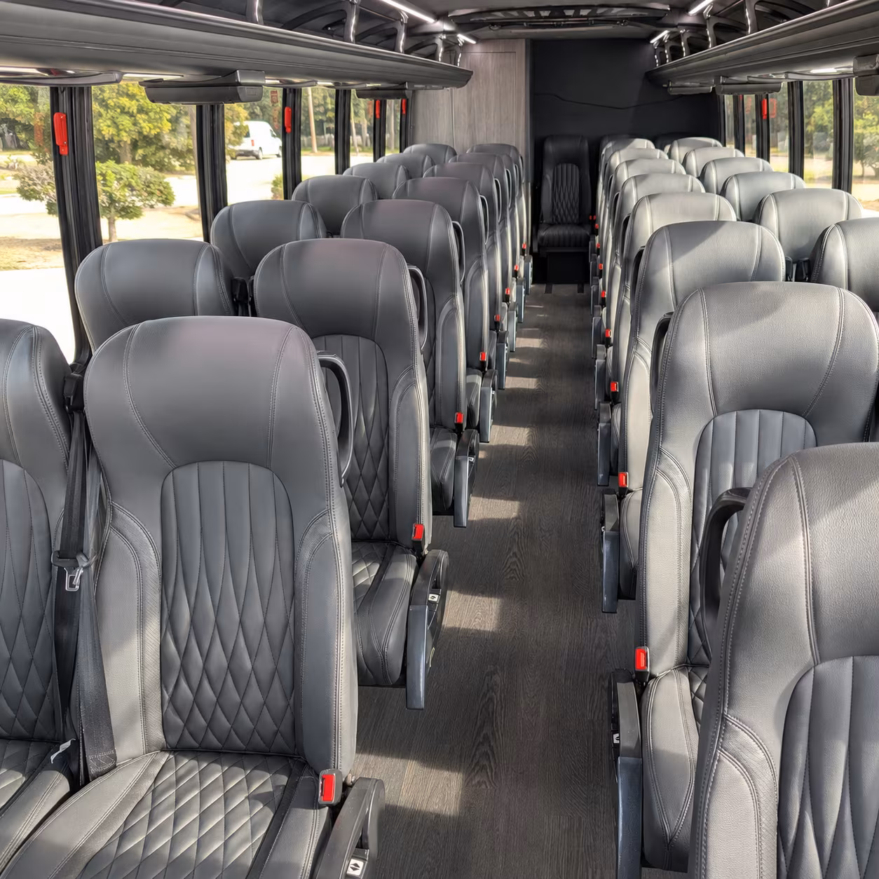 buffalo 35 passenger minibus inside