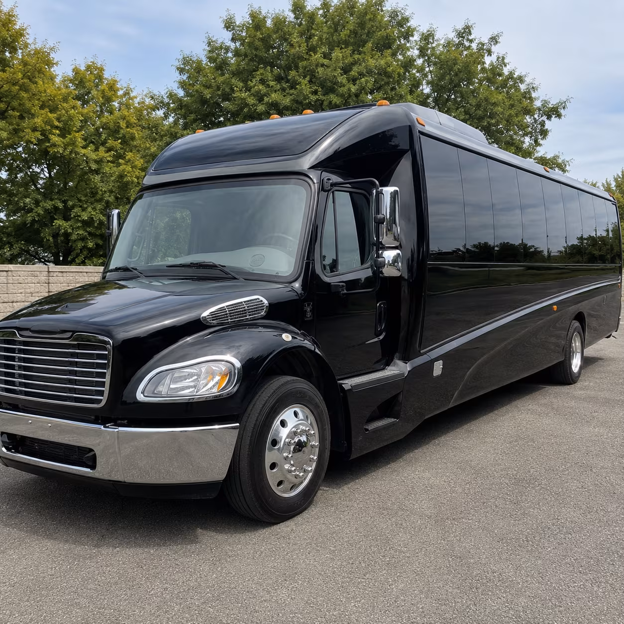 minibuses for smaller prom groups heading out in buffalo